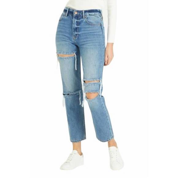NEW DEAR JOHN DENIM jodi jeans in medium wash - Picture 1 of 3